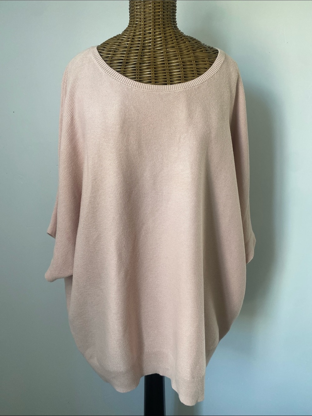 Quince Blush With Dolman Sleeves Lightweight Sweater